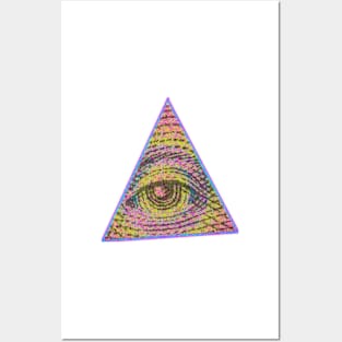 Eye of Providence Psychedelic Posters and Art